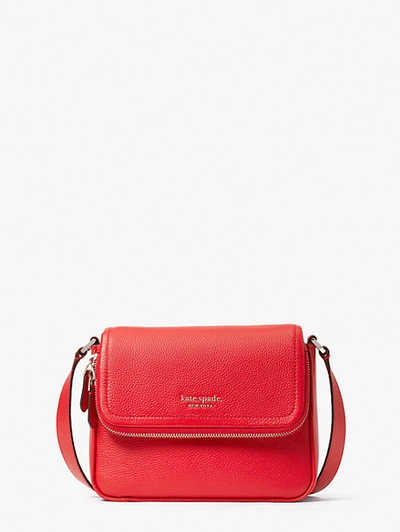 Shop Kate Spade Run Around Large Flap Crossbody In Lingonberry