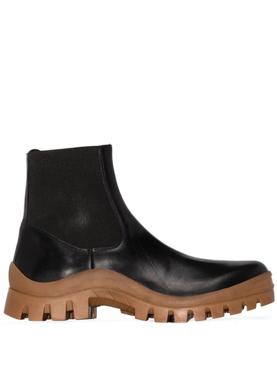 Shop Atp Atelier Catania Ankle Boots In Black