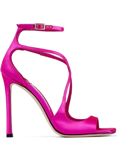 Shop Jimmy Choo Azia 110mm Sandals In Pink