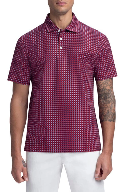 Shop Bugatchi Ooohcotton® Polo Shirt In Ruby