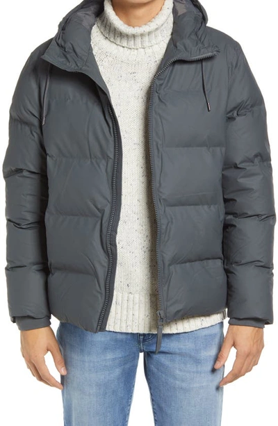 Shop Rains Waterproof Thinsulate™ Puffer Jacket In Slate