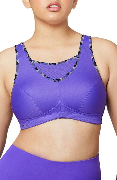 Shop Glamorise No-bounce Camisole Sports Bra In Dahlia Purple