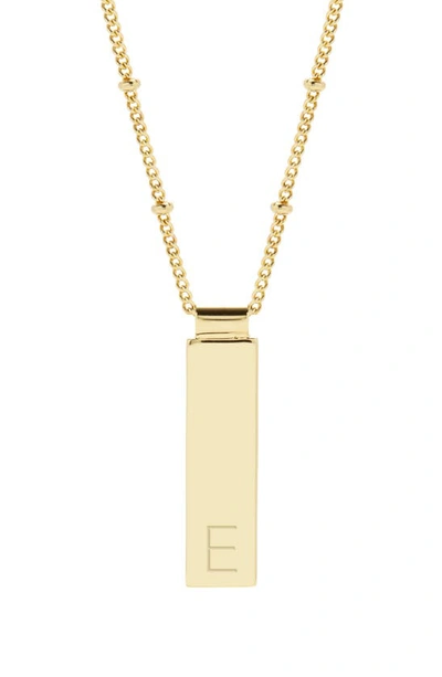 Shop Brook & York Maisie Initial Pendant Necklace In Gold E