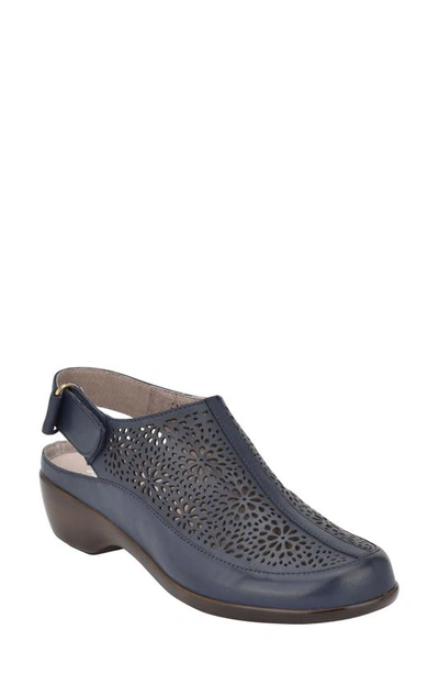 Shop Easy Spirit Dawn Slingback Clog In Dress Blue