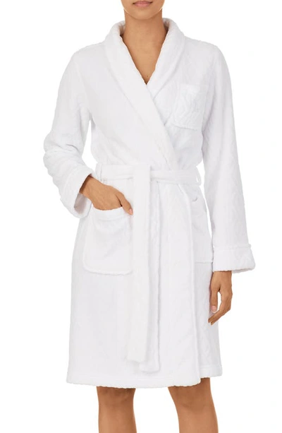 Shop Lauren Ralph Lauren Cable Robe In White