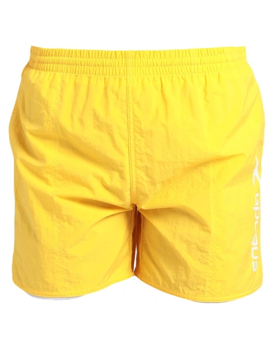 Shop Speedo Man Swim Trunks Ocher Size Xl Nylon In Yellow