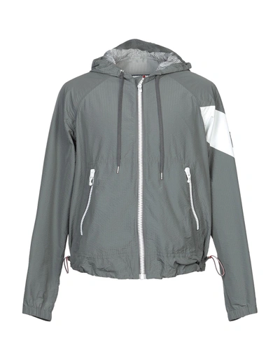 Shop Moncler Jackets In Grey