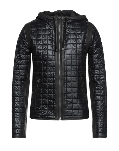 Shop Dolce & Gabbana Man Jacket Black Size 42 Polyamide, Ovine Leather