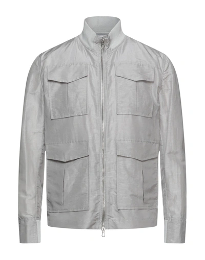 Shop Barba Napoli Jackets In Light Grey