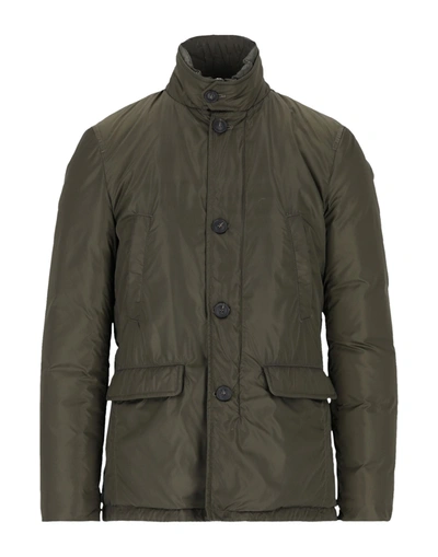 Shop Ago.ra.lo Ago. Ra. Lo. Man Jacket Military Green Size 40 Nylon