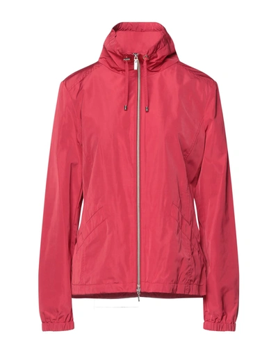 Shop Geox Woman Jacket Red Size 8 Polyester