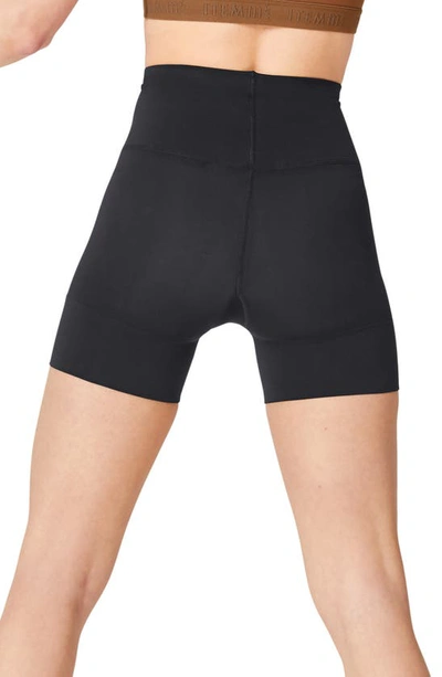 Item M6 Beauty High Waist Midi Shaping Shorts In Black | ModeSens