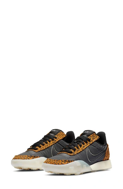 Shop Nike Waffle Racer 2x Sneaker In Black/ Sail/ Chutney