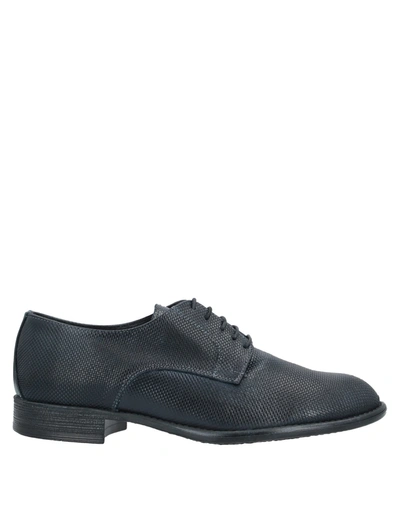 Shop Daniele Alessandrini Homme Lace-up Shoes In Dark Blue