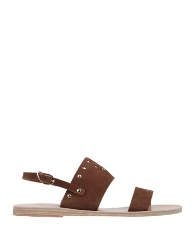Shop Ancient Greek Sandals Woman Sandals Brown Size 8 Soft Leather