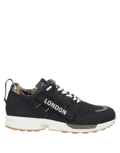 Shop Adidas Originals Man Sneakers Black Size 11.5 Textile Fibers