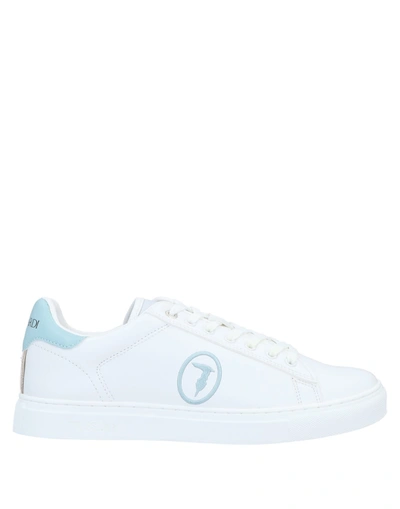 Shop Trussardi Sneakers In White