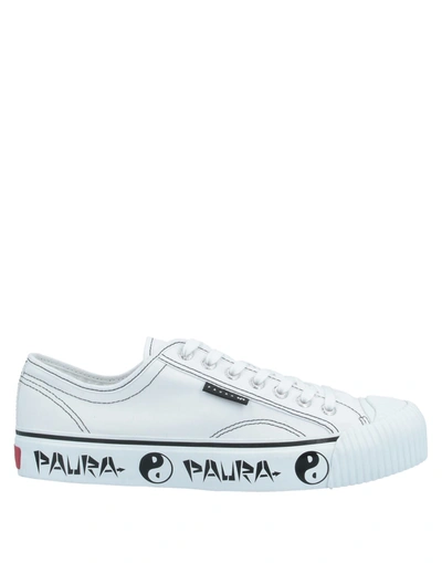 Shop Paura X Superga Man Sneakers White Size 9 Textile Fibers