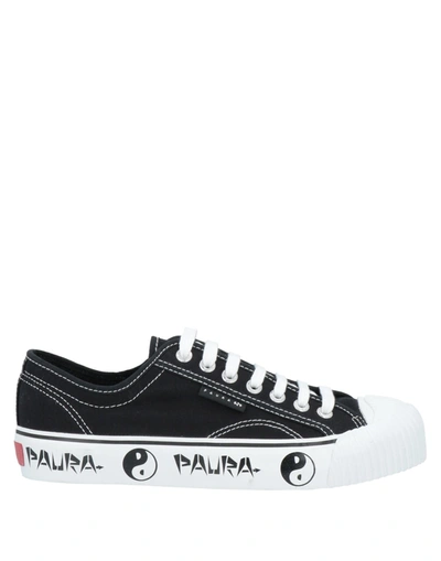 Shop Paura X Superga Man Sneakers Black Size 6.5 Textile Fibers