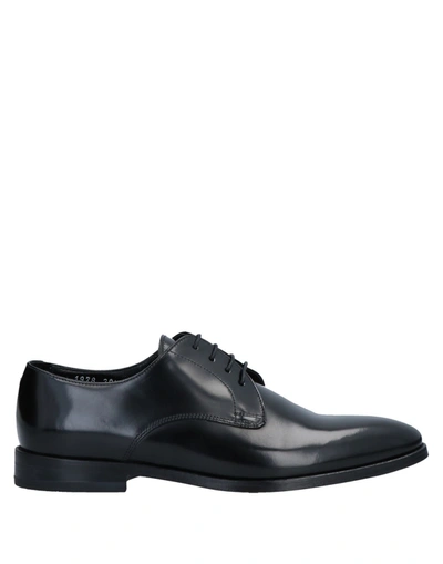 Shop Doucal's Man Lace-up Shoes Black Size 7.5 Soft Leather