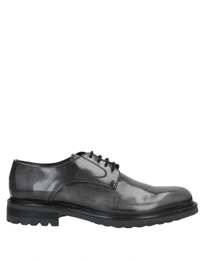 Shop Fabio Inghirami Lace-up Shoes In Steel Grey