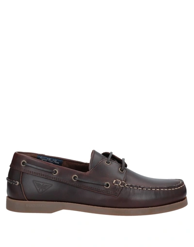 Shop Docksteps Man Loafers Dark Brown Size 9 Soft Leather