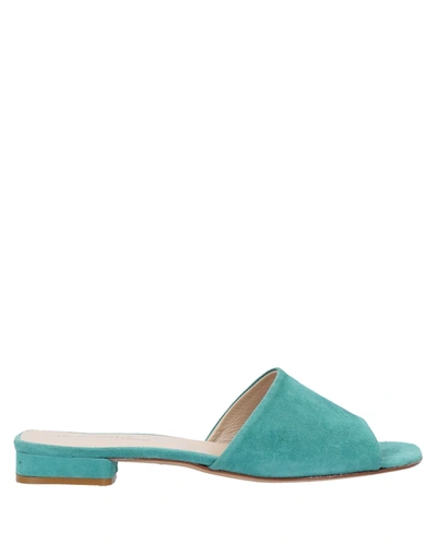 Shop Il Borgo Firenze Sandals In Turquoise