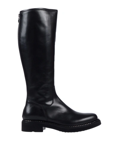 Shop Laura Bellariva Knee Boots In Black