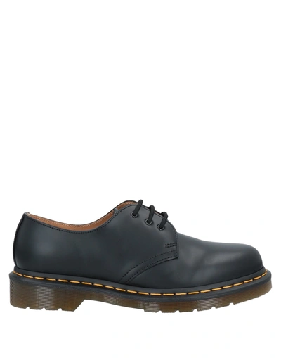 Dr. Martens' Unisex 1461 Quad Polished Smooth Shoes In Black