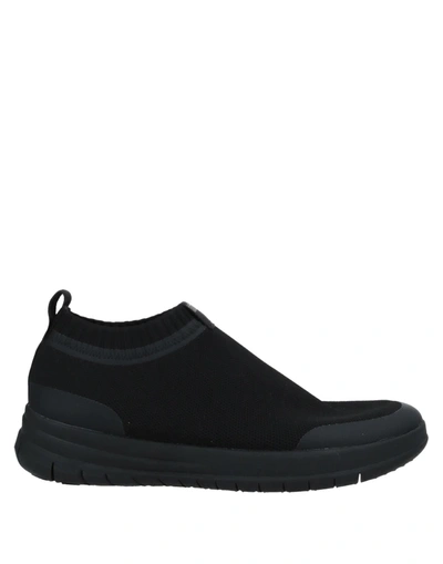 Shop Fitflop Man Sneakers Black Size 13 Textile Fibers