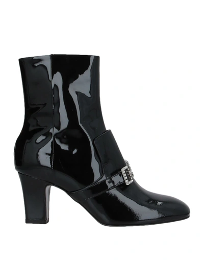 Shop Les Petits Joueurs Ankle Boots In Black