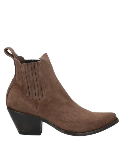 Shop Mexicana Ankle Boots In Brown