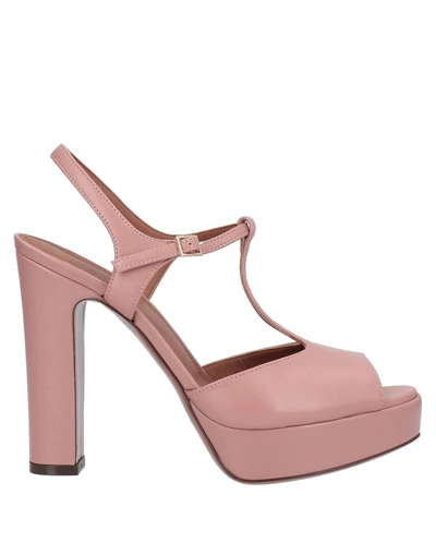 Shop L'autre Chose L' Autre Chose Woman Sandals Pastel Pink Size 9 Soft Leather