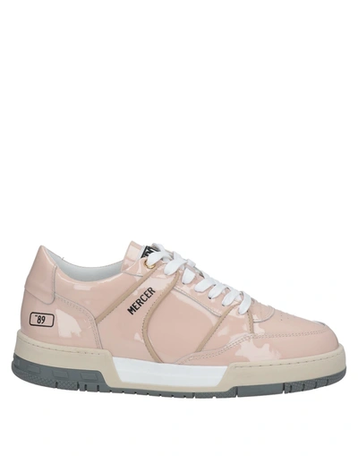 Shop Mercer Amsterdam Woman Sneakers Blush Size 10 Soft Leather In Pink