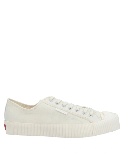 Shop Paura X Superga Man Sneakers Ivory Size 6.5 Textile Fibers In White