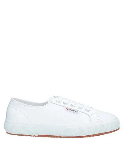 Shop Superga Woman Sneakers White Size 6.5 Soft Leather