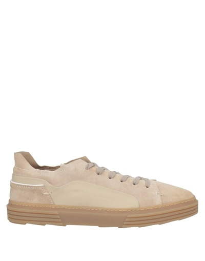 Shop Moma Man Sneakers Beige Size 11 Soft Leather