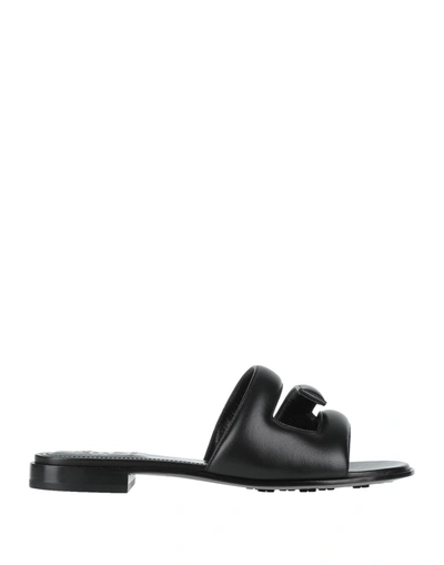 Shop Givenchy Woman Sandals Black Size 8 Soft Leather