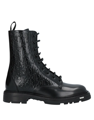 Dior Explorer Ii Boots In Black