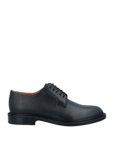 Shop Valentino Garavani Man Lace-up Shoes Black Size 6.5 Soft Leather