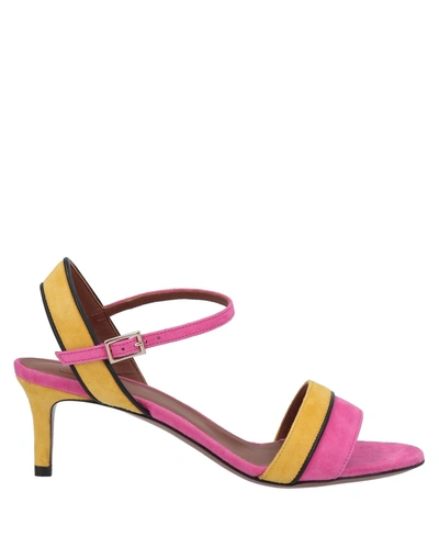 Shop L'autre Chose L' Autre Chose Woman Sandals Fuchsia Size 8 Soft Leather In Pink