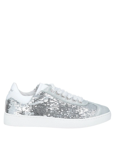 Shop Monnalisa Sneakers In Silver