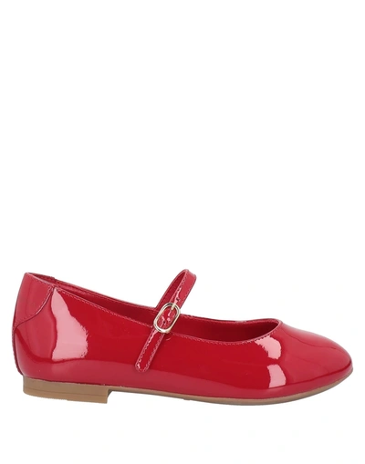 Shop Dolce & Gabbana Toddler Girl Ballet Flats Red Size 9c Calfskin