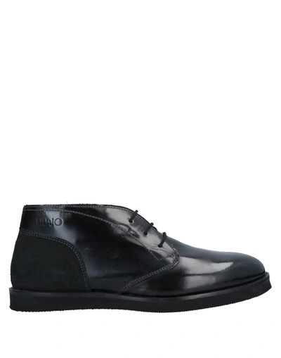 Shop Liu •jo Man Man Ankle Boots Steel Grey Size 8 Soft Leather