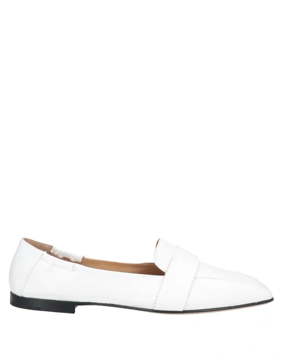 Shop Pomme D'or Woman Loafers White Size 9 Soft Leather