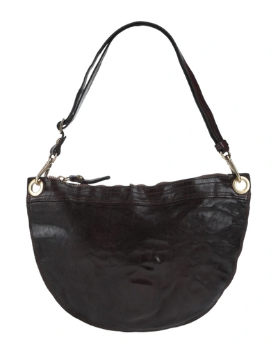 Shop Campomaggi Handbags In Dark Brown