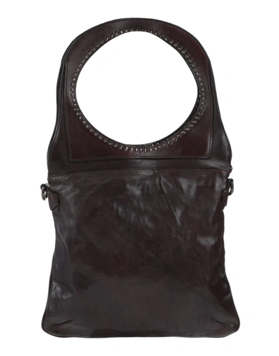 Shop Campomaggi Handbags In Dark Brown