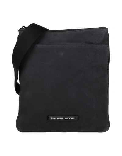 Shop Philippe Model Handbags In Dark Blue