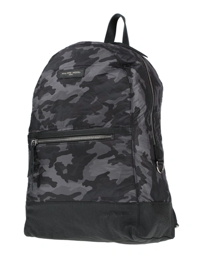 Shop Philippe Model Backpacks In Black