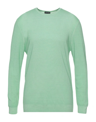 Shop Zanieri Sweaters In Green